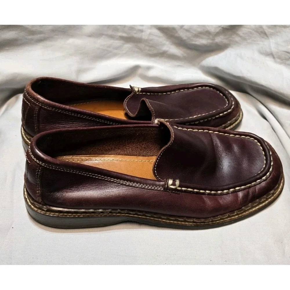 Frye Men's Loafers 10 Brown Leather Corsica